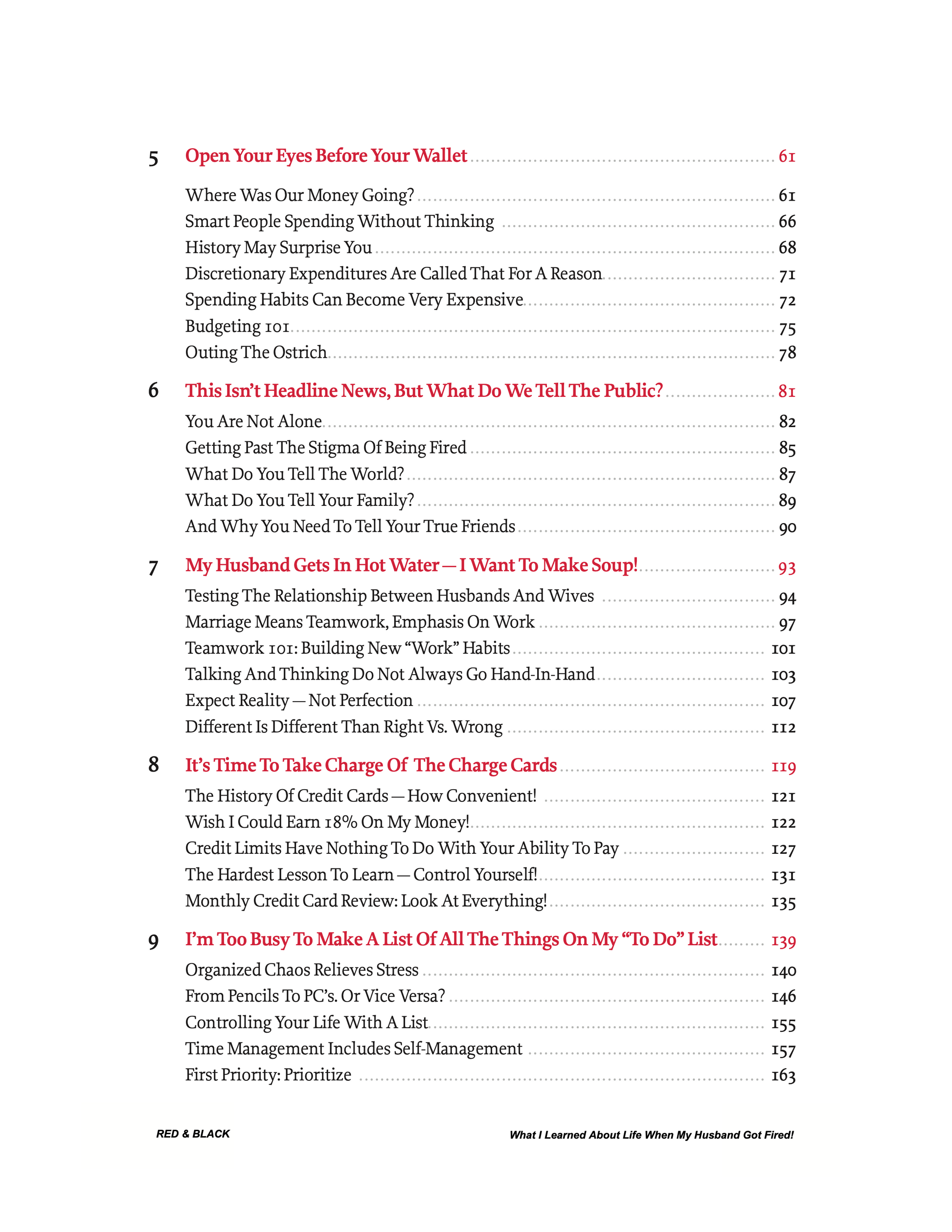 "What I Learned About Life When My Husband Got Fired!"